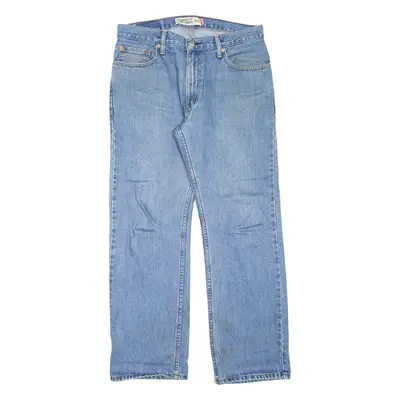 LEVI'S 505 Mens Jeans Blue Regular Straight W33 L30