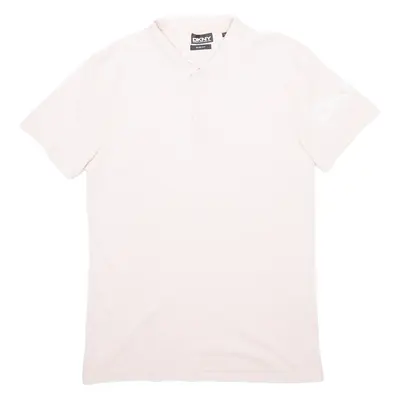 DKNY Slim Fit Mens Polo Shirt Pink L