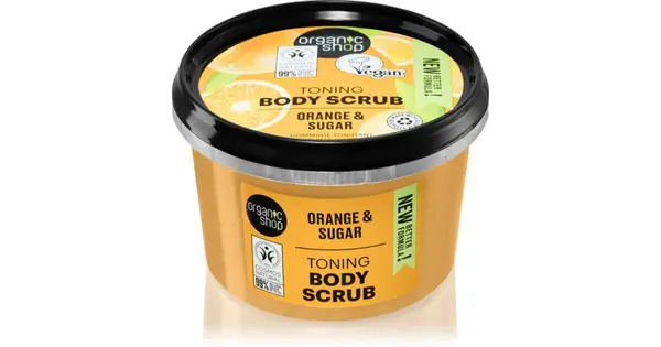 Organic Shop orange and sugar toning body peeling 250 ml