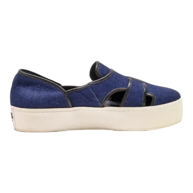 OPENING CEREMONY Strappy Sandals Blue Synthetic Mens UK 6.5