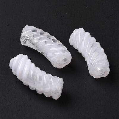 Two Tone Opaque Acrylic Beads