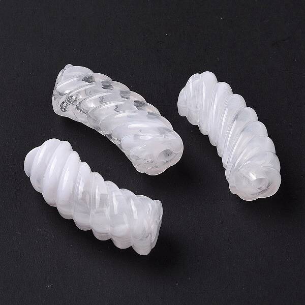 Two Tone Opaque Acrylic Beads