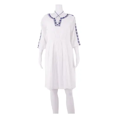 CATH KIDSTON Womens Fit & Flare Dress White Floral Knee Length UK 12