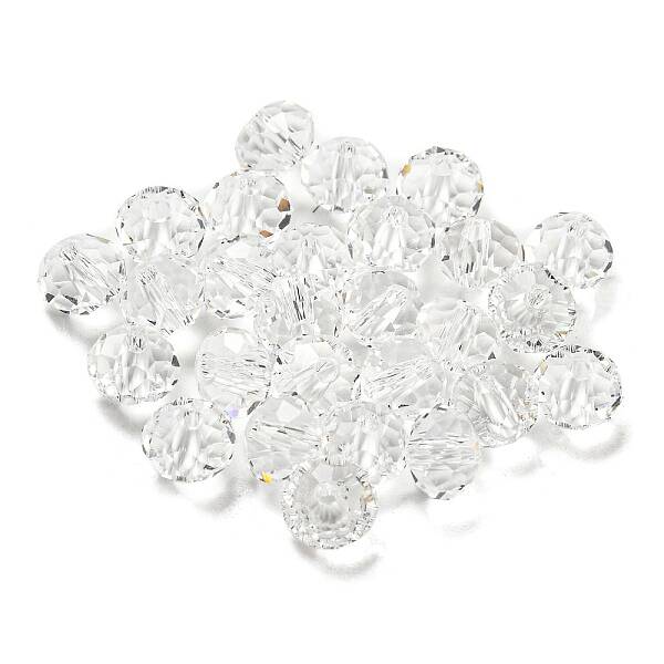 Transparent Electroplate Glass Beads