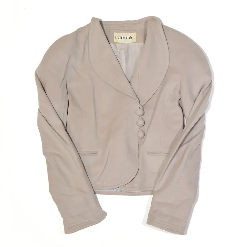 ELECTRE Blazer Jacket Beige Womens M
