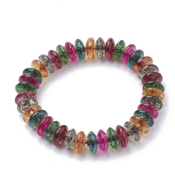 Synthetic Quartz Stretch Bracelets