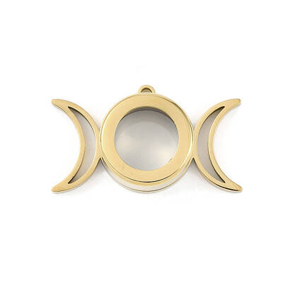 Ion Plating(IP) 304 Stainless Stee Locket Pendants