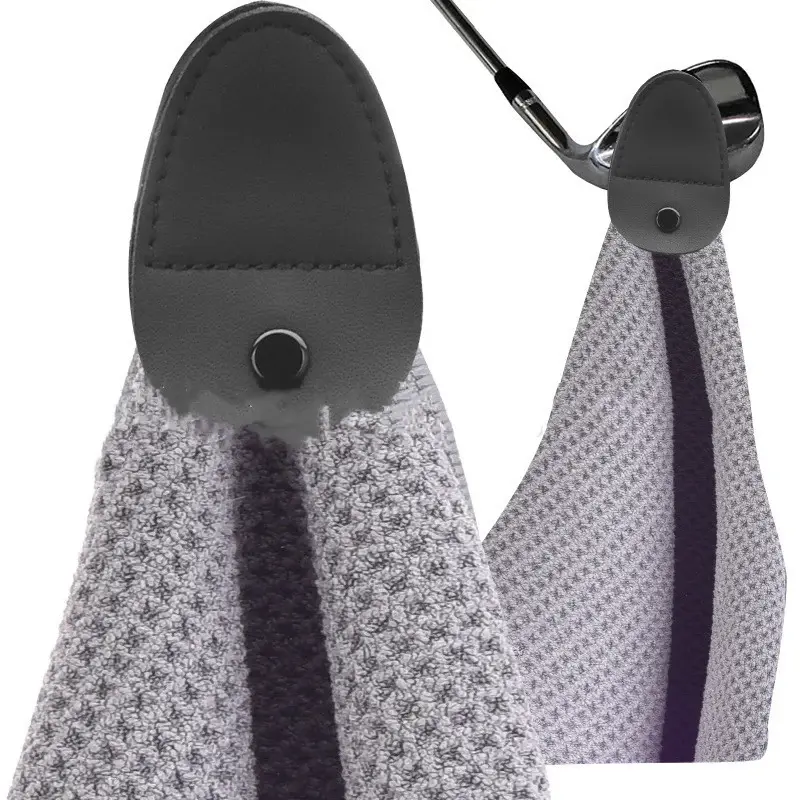 Golf Microfiber Waffle Sports Towel | Color: Grey