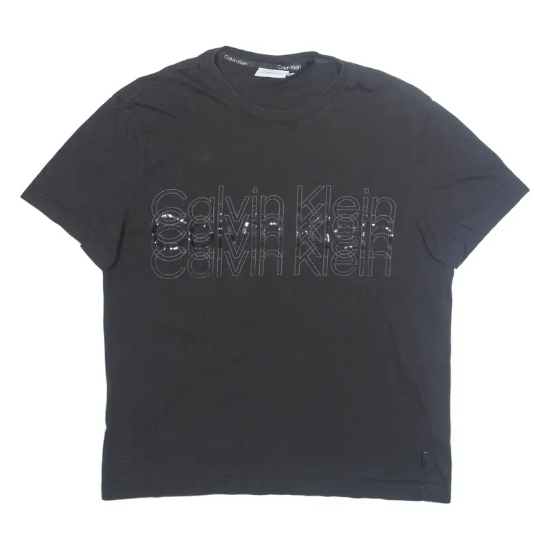 CALVIN KLEIN Womens T-Shirt Black M