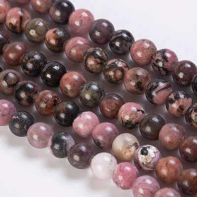 Natural Rhodonite Beads Strands