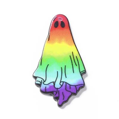 Halloween Printed Acrylic Pendants