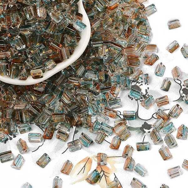 Transparent Spray Painted Glass Seed Beads