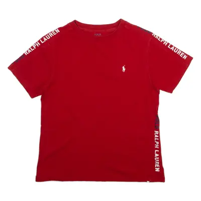 POLO RALPH LAUREN Boys T-Shirt Red M