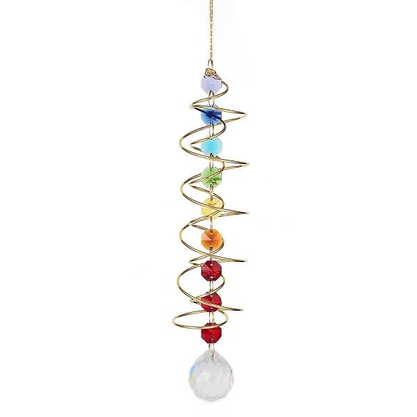 Spiral Alloy Hanging Ornaments