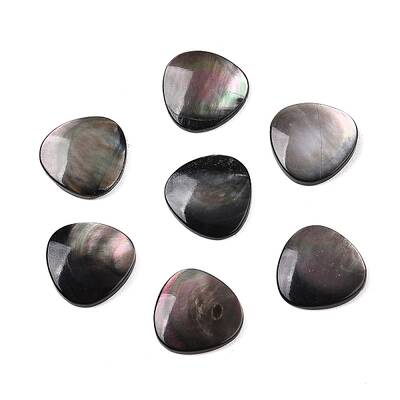 Natural Black Lip Shell Cabochons