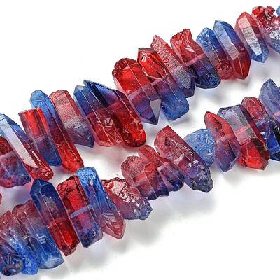 Natural Dyed Quartz Beads Strands