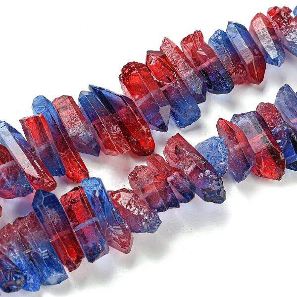 Natural Dyed Quartz Beads Strands