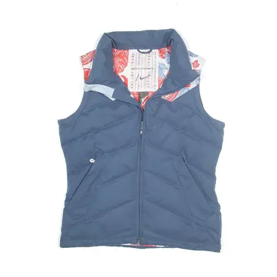 NIKE Snowboarding Puffer Gilet Blue Womens M