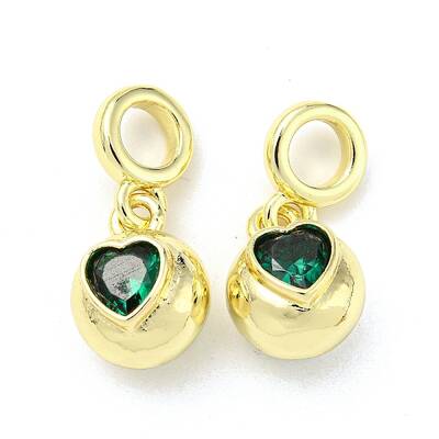 Brass with Cubic Zirconia Pendant