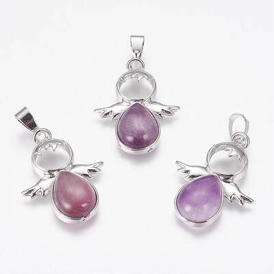 Natural Amethyst Pendants