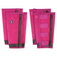Harrison Howard Loose-Fitting Fly Boots Set of 4 with Breathable Fine Mesh Leggins and Reflective Strips for UV Protection, S...