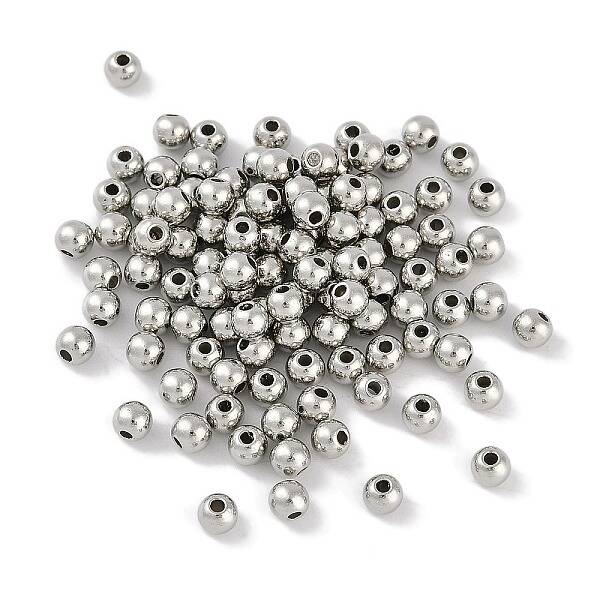 CCB Plastic Round Beads