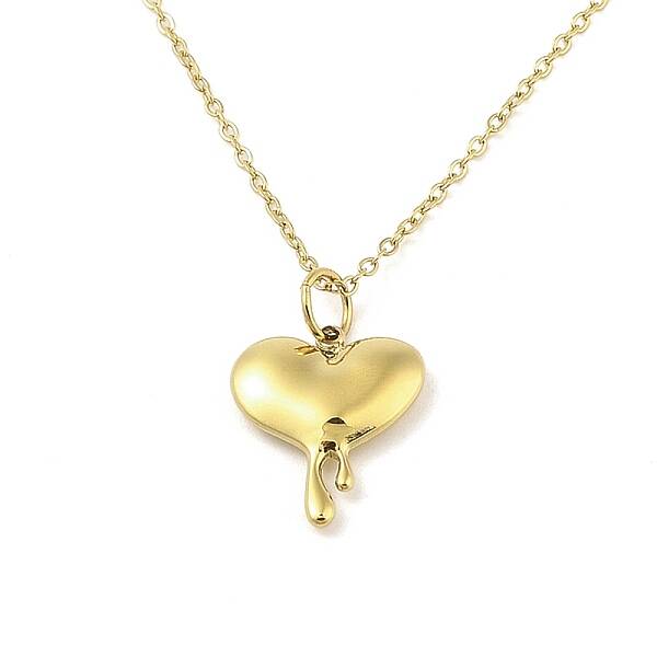 Ion Plating(IP) 304 Stainless Steel Pendant Necklaces for Women