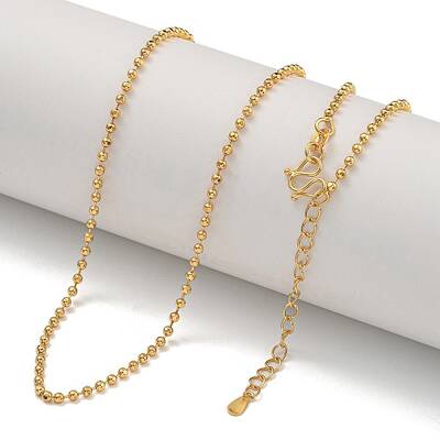Brass Ball Chain Necklaces for Women