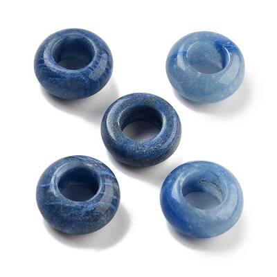 Dyed & Heated Natural Blue Aventurine Beads