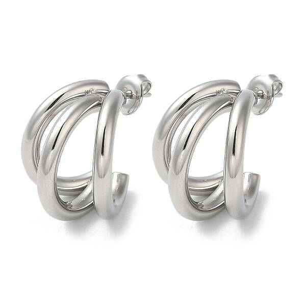 Non-Tarnish 304 Stainless Steel Stud Earrings