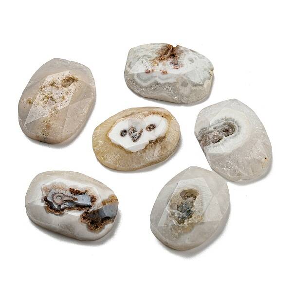 Natural Druzy Quartz Beads
