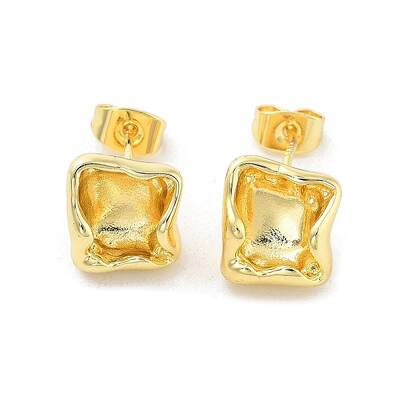 Rack Plating Brass Stud Earring