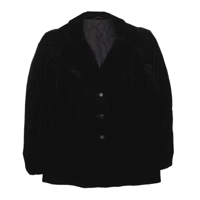 GETTINA MODELL Blazer Velvet Jacket Black Womens S