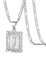 Letter Charm Pendant Necklace, Stainless Steel Jewelry for Party, Daily Clothing Decor, Trendy All-match & Exquisite Jewelry ...