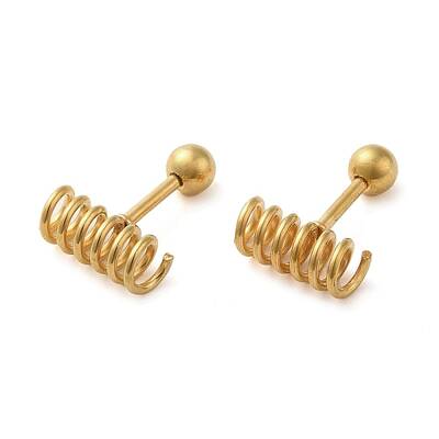 Ion Plating(IP) 304 Stainless Steel Stud Earrings