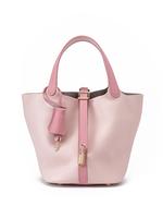 Women's Fashionable Solid Color Handbag, Casual Versatile Cowhide Handbag, Trendy All-match Trendy Commuter Bag for Daily Use