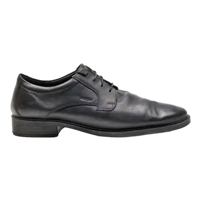 GEOX Derby Shoes Black Leather Mens UK 9