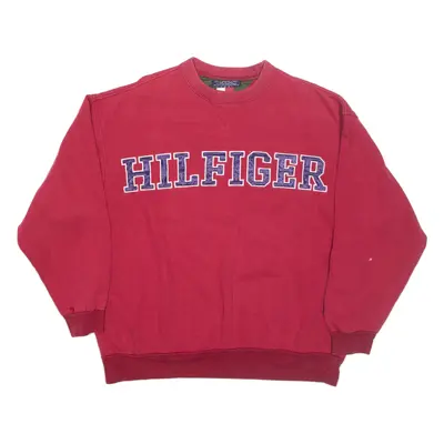TOMMY HILFIGER Mens Sweatshirt Red XL