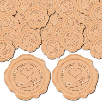 100Pcs Adhesive Wax Seal Stickers