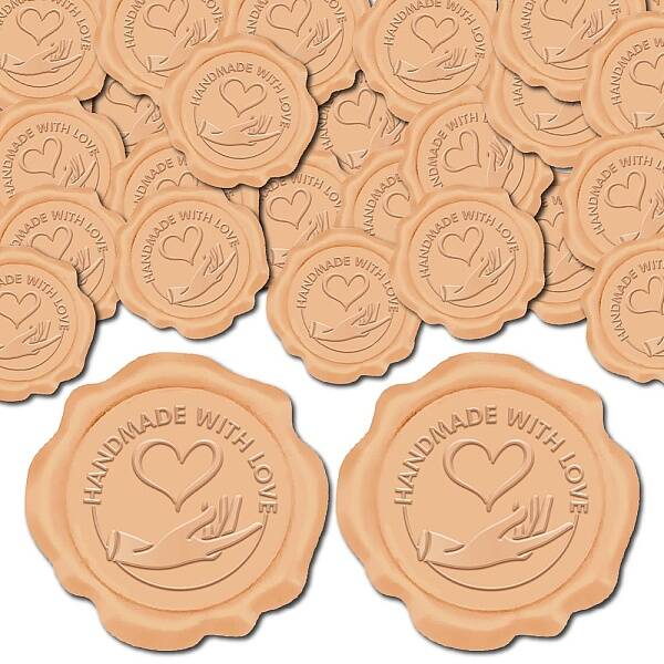 100Pcs Adhesive Wax Seal Stickers