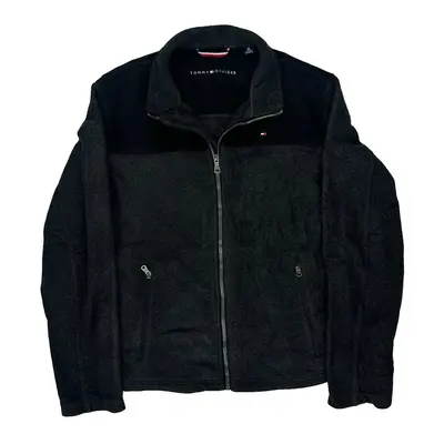 Tommy Hilfiger Fleece Jacket - Medium Black Polyester