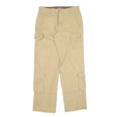S&K Cargo Trousers Beige Regular Straight Womens W28 L29
