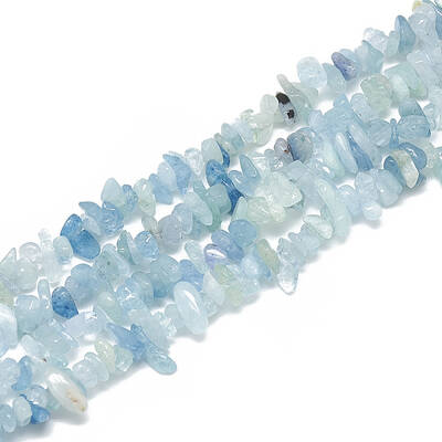 Natural Aquamarine Beads Strands
