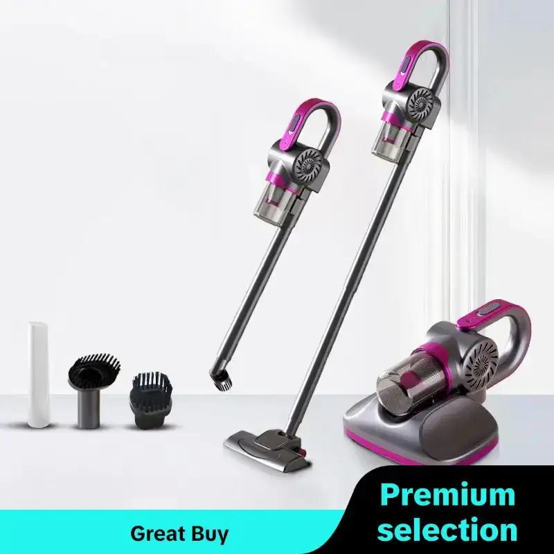 4-in-1 Electric Cordless Vacuum Cleaner, Rechargeable Upright Vacuum Cleaner with Replaceable Brush Heads for Deep Cleaning, ...