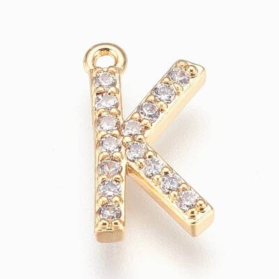 Brass Letter Pendants