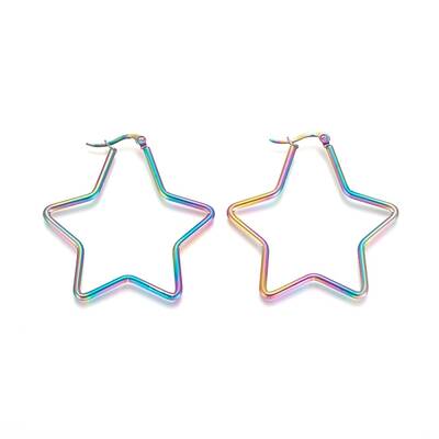 304 Stainless Steel Hoop Earrings