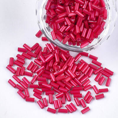 Glass Bugle Beads