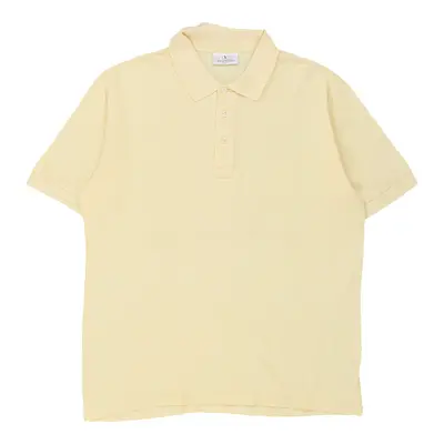 Valentino Polo Shirt - Large Yellow Cotton