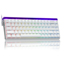 AULA HERO 68HE 60% Wired Gaming Keyboard, Hall Effect Magnetic Switch Keyboard with Adjustable Actuation, Rapid Trigger Mode,...