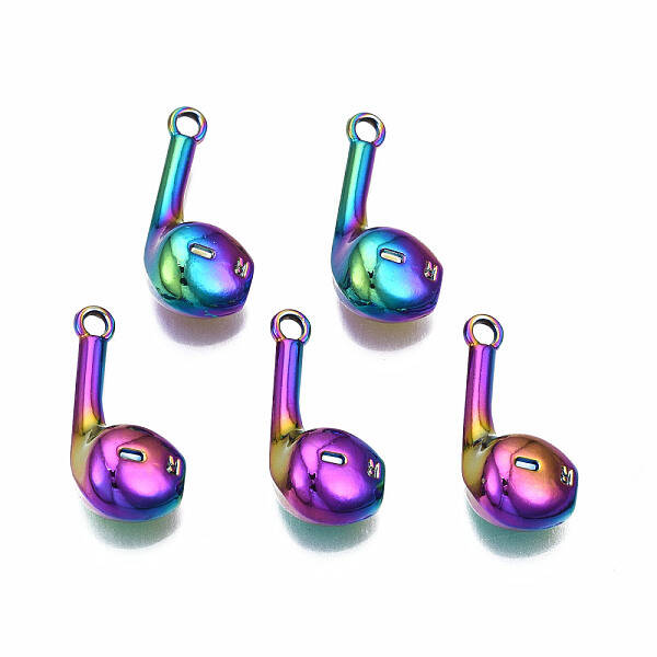 Rainbow Color Alloy Pendants
